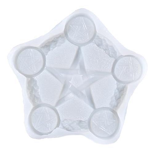 Angoily 1 Stück Silikonform Kerze-tablett-form Wahrsageschale Form Wahrsagetafel Form Pentagramm-kerzenhalter-form Form Für Kerzenhalter Konstellationsform Wahrsagekerzenform Kieselgel Angoily 1 Stück Silikonform Kerze-tablett-form Wahrsageschale Form Wahrsagetafel Form Pentagramm-kerzenhalter-form Form Für Kerzenhalter Konstellationsform Wahrsagekerzenform Kieselgel von Angoily