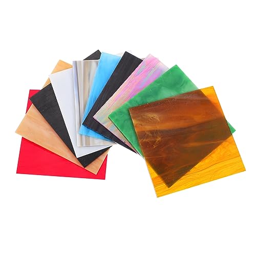 Angoily 10 Blätter Farbige Glasglimmerfolie Mosaik Fliesen Befleckt Dom Glasmalerei Der Kathedrale Wasserrippelglas Kathedrale Farbiges Glas Angoily 10 Blätter Farbige Glasglimmerfolie Mosaik Fliesen Befleckt Dom Glasmalerei Der Kathedrale Wasserrippelglas Kathedrale Farbiges Glas von Angoily