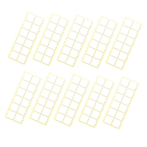 Angoily 10 Blatt doppelseitiges Klebeband Doppelseitiger Klebstoff Schallschutzband Doppelklebeband Selbstklebender Klebeband mit Schallschutz doppelseitige Aufkleber Acryl Transparent von Angoily