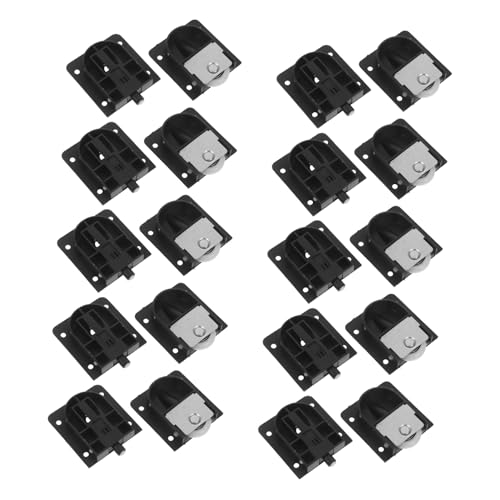 Angoily 10 Paare Schiebetür für Kleiderschrank Robuste Nylon Türrollen Ersatz für Möbel Schiebetüren Leicht Laufende für Möbel Wandschrank Einfache Montage Vielseitig Einsetzbar Angoily 10 Paare Schiebetür für Kleiderschrank Robuste Nylon Türrollen Ersatz für Möbel Schiebetüren Leicht Laufende für Möbel Wandschrank Einfache Montage Vielseitig Einsetzbar von Angoily