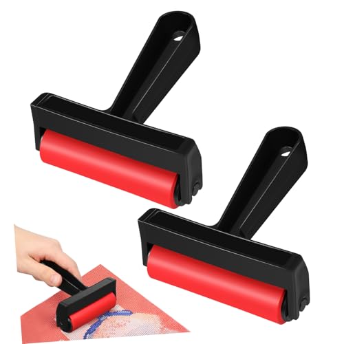 Angoily 10 STK. Praktische Kunststoff Diamant Malroller für Vielseitiges Drucken Leicht Tragbar Glatte Oberfläche für Gleichmäßiges Auftragen von Farbe und Kleber bei Kunst und Angoily 10 STK. Praktische Kunststoff Diamant Malroller für Vielseitiges Drucken Leicht Tragbar Glatte Oberfläche für Gleichmäßiges Auftragen von Farbe und Kleber bei Kunst und von Angoily