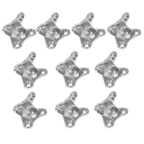 Angoily 10 Sätze Eckwinkel Möbelverbinder Set Abnehmbare Metallwinkel Vernickelte Stahlwinkel für Schrank Tisch und Regal Hohe Tragfähigkeit Rostfrei und Langlebig Angoily 10 Sätze Eckwinkel Möbelverbinder Set Abnehmbare Metallwinkel Vernickelte Stahlwinkel für Schrank Tisch und Regal Hohe Tragfähigkeit Rostfrei und Langlebig von Angoily