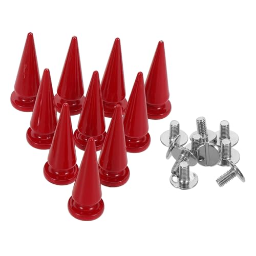 Angoily 10 Stück Baumförmige Metallspitzen Nieten mit Schrauben Robuste Punk Kegelspitzen für Kleidung Schuhe Taschen Lederhandwerk Modische DIY Accessoires Angoily 10 Stück Baumförmige Metallspitzen Nieten mit Schrauben Robuste Punk Kegelspitzen für Kleidung Schuhe Taschen Lederhandwerk Modische DIY Accessoires von Angoily