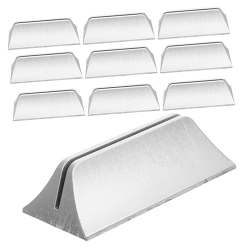 Angoily 10 Stück Desktop Mobile Clip Schreibtischteiler schalldicht Ständer für Schreibtischteiler Bildschirm Glastrennklemme aus Kunststoff Desktop-Sichtschutz-Clip Silver Angoily 10 Stück Desktop Mobile Clip Schreibtischteiler schalldicht Ständer für Schreibtischteiler Bildschirm Glastrennklemme aus Kunststoff Desktop-Sichtschutz-Clip Silver von Angoily