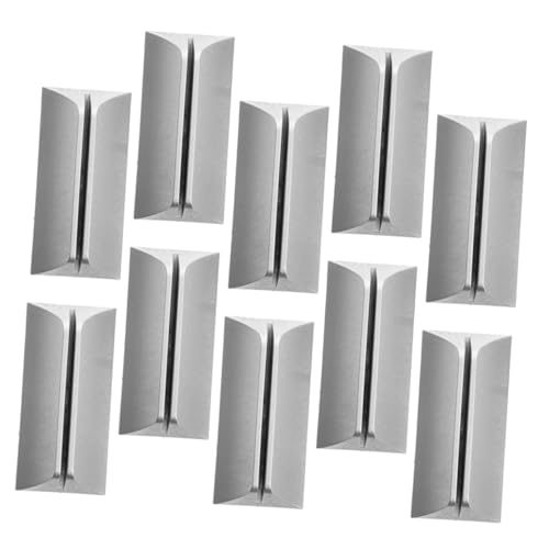Angoily 10 Stück Desktop Mobile Clip Trennwand für den Schreibtisch Schreibtisch-Trennklammer Partition mit Bildschirm Trennwandklemme Glas-Schallwand-Klemme Plastik Silver von Angoily