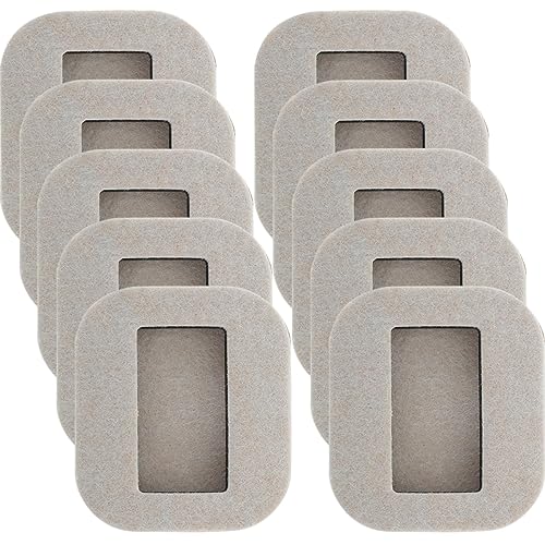 Angoily 10stücke Filzfüße Für Stühle Möbel Untersetzer Stuhl Caster Tassen Filz Möbel Füße Tassen Boden Protektoren rutschfeste Möbelgleiter Für Sofas Schreibtische Tische Liegen Kommoden von Angoily