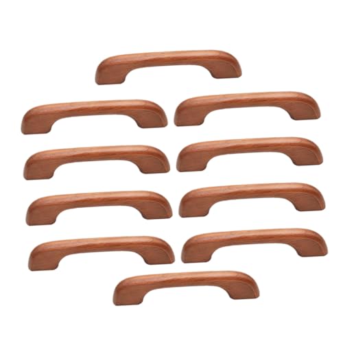 Angoily 10 Stück Holzgriffe für Schränke und Stabile Massivholz Möbelgriffe mit Lochabstand Modernes Design für Küchenschränke und Kommoden Einfache Montage mit Schrauben Schokoladenfarbe Angoily 10 Stück Holzgriffe für Schränke und Stabile Massivholz Möbelgriffe mit Lochabstand Modernes Design für Küchenschränke und Kommoden Einfache Montage mit Schrauben Schokoladenfarbe von Angoily
