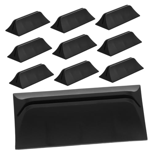 Angoily 10 Stück Office Desk Lünette Clip Desktop Tragbare Deskteiler Privatsphäre Tischteilerklemme Mit Trennwand-klemmhalterung Bildschirm Schreibtisch Plastik Black von Angoily