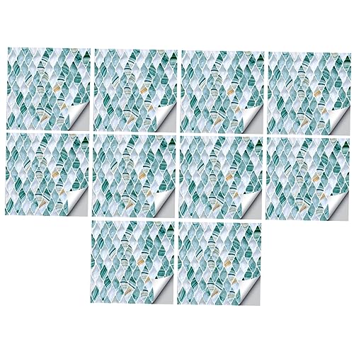 Angoily 10 Stück Selbstklebende Fliesenaufkleber Dekorative Wandsticker für Wohnräume für Glatte Oberflächen Vielseitig Einsetzbar Angoily 10 Stück Selbstklebende Fliesenaufkleber Dekorative Wandsticker für Wohnräume für Glatte Oberflächen Vielseitig Einsetzbar von Angoily