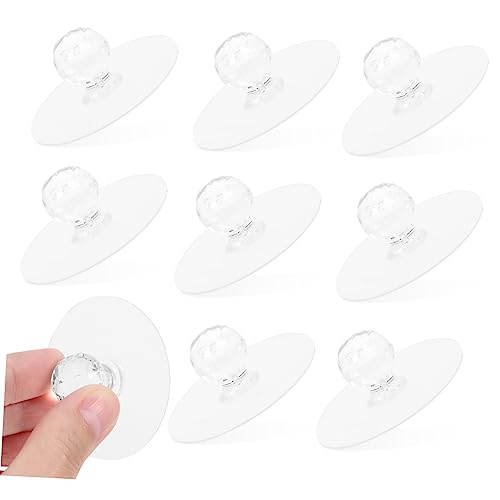 Angoily 10 Stück Selbstklebende Transparente Möbelgriffe für Schränke und Multifunktionale Moderne Küchen und Kleiderschrankgriffe ohne Bohren Wiederverwendbar Dekorativ Angoily 10 Stück Selbstklebende Transparente Möbelgriffe für Schränke und Multifunktionale Moderne Küchen und Kleiderschrankgriffe ohne Bohren Wiederverwendbar Dekorativ von Angoily