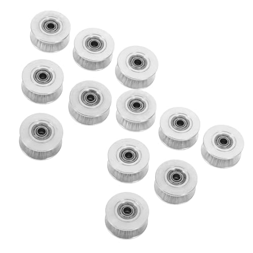 Angoily 10 Stück Synchronriemenscheibe Aluminium Zahnriemenscheibe 6 Mm Riemenscheibe Langlebige Zahnriemenscheibe Riemenscheibe Synchronrad 3 Mm Bohrung von Angoily