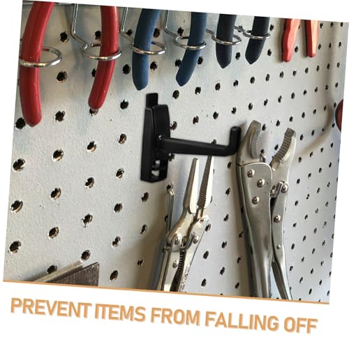 Angoily 10 Stück Teiliges Abs Kunststoff Pegboard Haken Robuster Wandhaken ohne Bohren Vielseitig für Garage Werkstatt Küche Werkzeug und Kleidung zum Aufhängen von Angoily