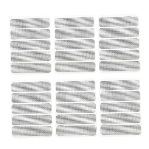 Angoily 10 Stück Teiliges Fliegengitter Reparaturset aus Glasfaserverstärktem Hitzebeständigem Mesh Repair Tape Selbstklebend Dunkelgrau für Fenster und Türen Geeignet zur Schnellen Angoily 10 Stück Teiliges Fliegengitter Reparaturset aus Glasfaserverstärktem Hitzebeständigem Mesh Repair Tape Selbstklebend Dunkelgrau für Fenster und Türen Geeignet zur Schnellen von Angoily