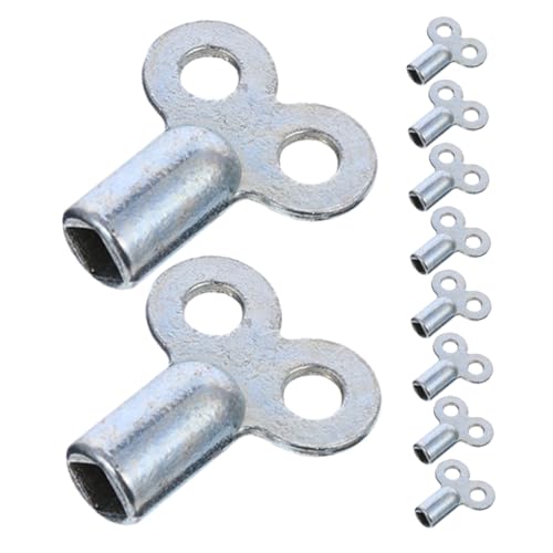 Angoily 10 Stück Teiliges Heizkörper Entlüftungsschlüssel Zinklegierung Quadratischer Schlitz Robustes Metall Vielseitig für Heizkörper und Wasserhahnventile Kompakt und Einfach zu Angoily 10 Stück Teiliges Heizkörper Entlüftungsschlüssel Zinklegierung Quadratischer Schlitz Robustes Metall Vielseitig für Heizkörper und Wasserhahnventile Kompakt und Einfach zu von Angoily