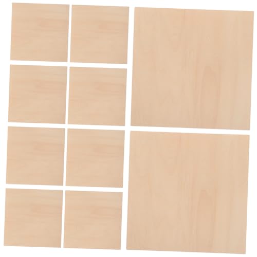 Angoily 10 Stück Teiliges Holzplatten Basswood Komposit Dünn Leicht Zuschneidbar Robust für DIY Bastelprojekte Architekturmodelle Pyrographie Holzpanel Angoily 10 Stück Teiliges Holzplatten Basswood Komposit Dünn Leicht Zuschneidbar Robust für DIY Bastelprojekte Architekturmodelle Pyrographie Holzpanel von Angoily