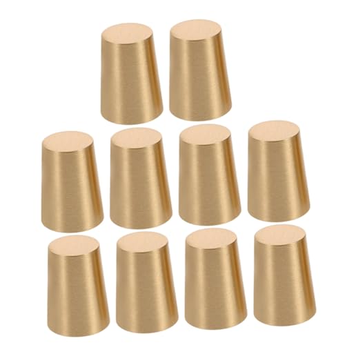 Angoily 10 Stück Teiliges Messing Poliert für Holztabletts Schmuckkästen Möbel Schutzfüße für Schneidebretter und Dekorative Ablagen Angoily 10 Stück Teiliges Messing Poliert für Holztabletts Schmuckkästen Möbel Schutzfüße für Schneidebretter und Dekorative Ablagen von Angoily