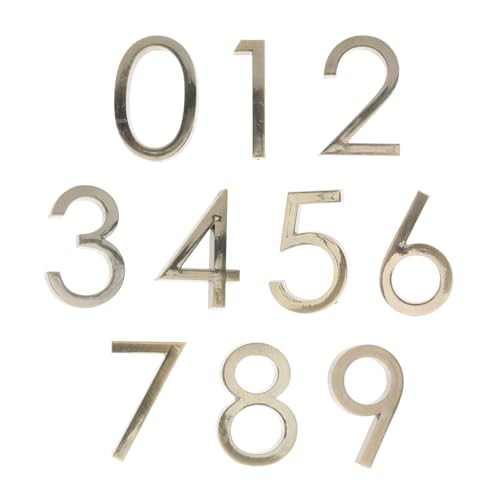 Angoily 10 Stück Teiliges Metall Selbstklebende Tür Hausnummer Aufkleber aus Robustem Abs Wetterfest Installieren Geeignet für Haustüren Briefkästen Büros Hotels und Öffentliche Bereiche Angoily 10 Stück Teiliges Metall Selbstklebende Tür Hausnummer Aufkleber aus Robustem Abs Wetterfest Installieren Geeignet für Haustüren Briefkästen Büros Hotels und Öffentliche Bereiche von Angoily