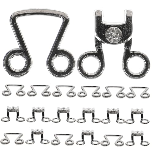 Angoily 10 Stück Teiliges Metall hakenverschluss in Pistolenfarbe Unsichtbarer Brusthalter verbinder und Nähverschluss Stabiler und Formbeständiger Haken ösen verschluss für Kleidung Angoily 10 Stück Teiliges Metall hakenverschluss in Pistolenfarbe Unsichtbarer Brusthalter verbinder und Nähverschluss Stabiler und Formbeständiger Haken ösen verschluss für Kleidung von Angoily