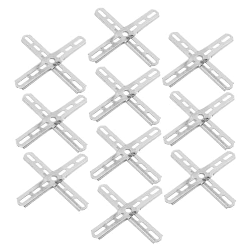 Angoily 10 Stück Teiliges Metall-montagekit Lichtbefestigungsplatte für Deckenleuchten Elegante Lampenhalterung für Kronleuchter und Wandlampen Vielseitig Einsetzbar Silberfarben von Angoily