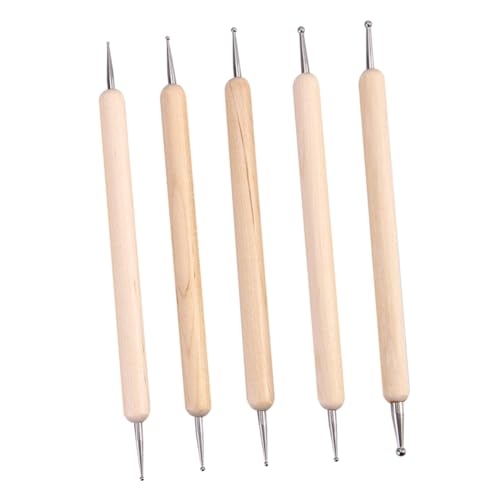 Angoily 10 Stück Teiliges Modellierwerkzeug Set Doppelseitig mit Weichen Gummispitzen für Präzises Keramik und Polymer Clay Sculpting Geeignet für Aquarell Acryl Ölmalerei und DIY Gravur Angoily 10 Stück Teiliges Modellierwerkzeug Set Doppelseitig mit Weichen Gummispitzen für Präzises Keramik und Polymer Clay Sculpting Geeignet für Aquarell Acryl Ölmalerei und DIY Gravur von Angoily