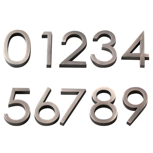 Angoily 10 Stück Teiliges Moderne Große Kratzfeste Zahlen aufkleber für Tür und Hausnummer Langlebig Vielseitig Einsetzbar für Wohnung Büro Hotel und Geschäft Einfache Montage Angoily 10 Stück Teiliges Moderne Große Kratzfeste Zahlen aufkleber für Tür und Hausnummer Langlebig Vielseitig Einsetzbar für Wohnung Büro Hotel und Geschäft Einfache Montage von Angoily