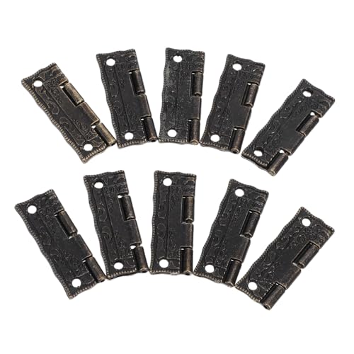 Angoily 10 Stück Teiliges Retro möbelscharniere mit Floral Geprägtem Design Langlebige Metallkonstruktion Sanfte Funktion für Schmuckkästchen Holzkisten und DIY projekte Angoily 10 Stück Teiliges Retro möbelscharniere mit Floral Geprägtem Design Langlebige Metallkonstruktion Sanfte Funktion für Schmuckkästchen Holzkisten und DIY projekte von Angoily