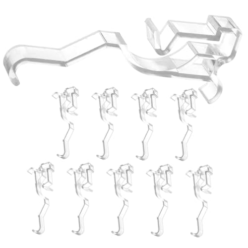 Angoily 10 Stück Teiliges Transparente Jalousie Clips aus Kunststoff Ersatzteile für Jalousien Unsichtbare Halteklammern Kratzfreie Befestigung für Fensterrollos Innen und Angoily 10 Stück Teiliges Transparente Jalousie Clips aus Kunststoff Ersatzteile für Jalousien Unsichtbare Halteklammern Kratzfreie Befestigung für Fensterrollos Innen und von Angoily