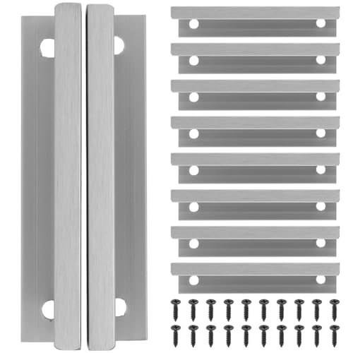 Angoily 10 Stück Teiliges Versteckte Schrankgriffe für Küchenschränke und Kleiderschränke Einfache Montage Robuste Bauweise Elegantes Design Angoily 10 Stück Teiliges Versteckte Schrankgriffe für Küchenschränke und Kleiderschränke Einfache Montage Robuste Bauweise Elegantes Design von Angoily