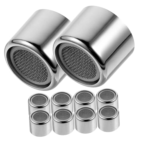 Angoily 10 Stück Teiliges Wasserhahn perlatoren mit Innensechskant Feinmaschiger Wasserfiltereinsatz Wassersparend Spritzfrei und Langlebig Geeignet für Küchen Badarmaturen von Angoily