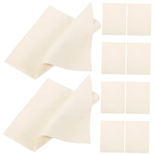 Angoily 10 Stück Töpferwerkzeugsatz Clay Tools plastilin knete Tonwerkstatt Handtuch Töpferwerkzeuge aus Ton Gämse Tuch zum Beschneiden von Töpferwaren Tonhandwerk, Fixiertücher Wildleder- von Angoily