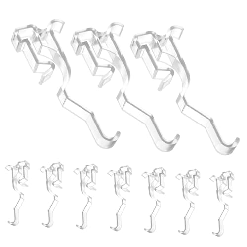 Angoily 10 Stück Transparente Valance Clips aus Kunststoff Langlebige Halteclips für Jalousien Rutschfeste und Bruchfeste Gardinenhalter Einsetzbar für Fensterdekoration Zuhause und Büro Angoily 10 Stück Transparente Valance Clips aus Kunststoff Langlebige Halteclips für Jalousien Rutschfeste und Bruchfeste Gardinenhalter Einsetzbar für Fensterdekoration Zuhause und Büro von Angoily
