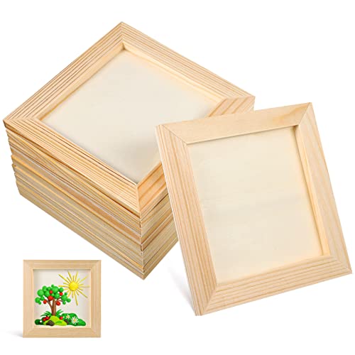 Angoily 10 Stück Unbehandelte Holz Bilderrahmen für Diy Bastelprojekte für Malerei und Kreative Arbeiten Kindergarten und Schule Angoily 10 Stück Unbehandelte Holz Bilderrahmen für Diy Bastelprojekte für Malerei und Kreative Arbeiten Kindergarten und Schule von Angoily