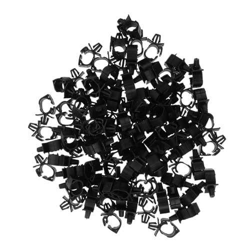 Angoily 100 Stück Auto Kabelclip Kabelhalter Befestigungsklammer Drahtbügel Kabelbefestiger für Fahrzeugleitung Robust Langlebig Einfache Montage ohne Werkzeug Geeignet für Reparatur und von Angoily