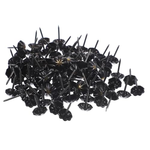 Angoily 100 Stück Möbel Ziernägel Kupfer Schwarz Polsternägel mit Rundkopf Stabile Rostfreie Dekorative Tack für Sofa Stuhl DIY Möbelarbeiten Angoily 100 Stück Möbel Ziernägel Kupfer Schwarz Polsternägel mit Rundkopf Stabile Rostfreie Dekorative Tack für Sofa Stuhl DIY Möbelarbeiten von Angoily