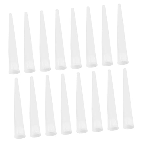 Angoily 100 Stück Teiliges Caulk Nozzle aus Abdichtungsdüsen mit Einfachem Design Praktischer Caulk Extender für Fenster Türen und Fliesenabdichtung Leicht zu Befestigen und Langlebig von Angoily