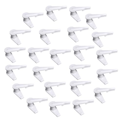 Angoily 100 Stück Teiliges Drehbare Lampenschirm Klammern aus Robustem PP für Deckenleuchten Einsetzbar zur Sicheren Befestigung von Lampenschirmen bei Aufbauspots und LED Deckenlampen Angoily 100 Stück Teiliges Drehbare Lampenschirm Klammern aus Robustem PP für Deckenleuchten Einsetzbar zur Sicheren Befestigung von Lampenschirmen bei Aufbauspots und LED Deckenlampen von Angoily