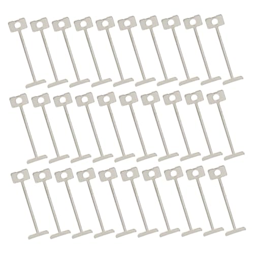 Angoily 100 Stück Teiliges Wiederverwendbare Stahl nadeln für Fliesen nivelliersystem Robuste Fliesen nivelliernadeln Korrosionsbeständig und Langlebig für Wand Bodenfliesen von Angoily