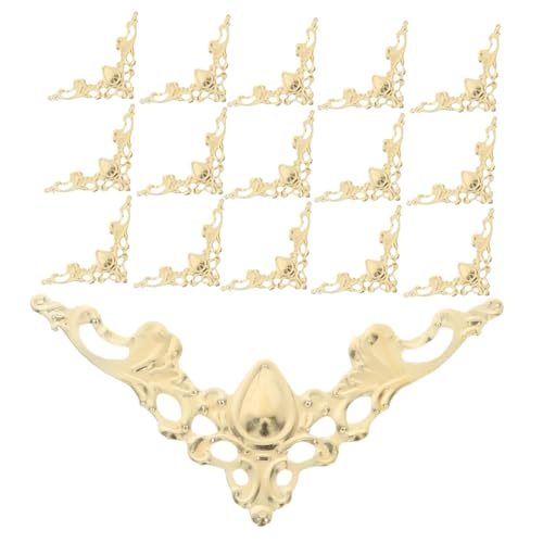 Angoily 100 Stück Vintage Metall Buch Ecken Schützer Bronze Dekorative Dreieckige Foto Album Ecke Robust Carved Winkel Schutz für Scrapbooking Notizbuch Ordner und Holzboxen Angoily 100 Stück Vintage Metall Buch Ecken Schützer Bronze Dekorative Dreieckige Foto Album Ecke Robust Carved Winkel Schutz für Scrapbooking Notizbuch Ordner und Holzboxen von Angoily