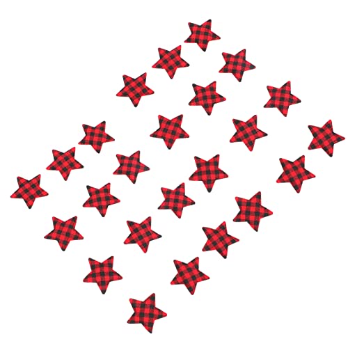Angoily 100 Stück Weihnachts Plaid Fünfzackige Stern Deko Lattice Ornament für DIY Bastelprojekte Weihnachtsbaum Dekoration und Angoily 100 Stück Weihnachts Plaid Fünfzackige Stern Deko Lattice Ornament für DIY Bastelprojekte Weihnachtsbaum Dekoration und von Angoily