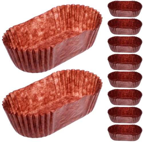Angoily 1000 Stück Pralinenförmchen Papier mini muffins papierförmchen eckig Backförmchen Muffinform Einweg Cupcake Kuchen Backbecher zum Backen, Dessert,Party von Angoily