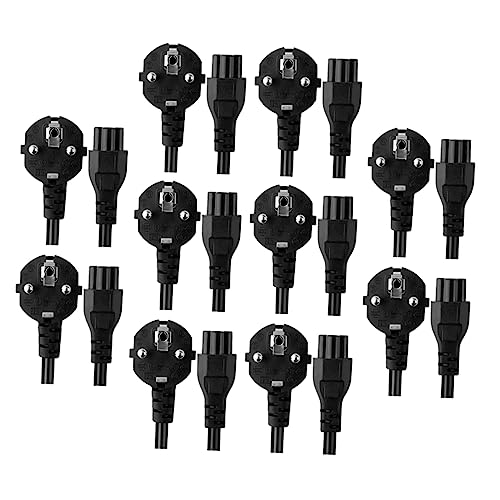 Angoily 10st Netzteil 3-poliges Netzkabel 3-poliges Ersatzkabel Laptop-ladegerät -Laptop-netzkabel Computer-ladegerät Stromkabel 3-polig Computer-netzkabel Kupferbeschichtetes Aluminium Angoily 10st Netzteil 3-poliges Netzkabel 3-poliges Ersatzkabel Laptop-ladegerät -Laptop-netzkabel Computer-ladegerät Stromkabel 3-polig Computer-netzkabel Kupferbeschichtetes Aluminium von Angoily