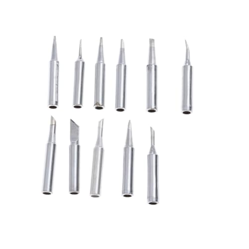 Angoily 11 Stück Teiliges Set Lötspitzen für Lötstation Bleifreie Hitzebeständige Ersatzspitzen Kompatibel mit Hakko und Anderen Modellen Verschiedene Langlebig und Präzise Verarbeitet Angoily 11 Stück Teiliges Set Lötspitzen für Lötstation Bleifreie Hitzebeständige Ersatzspitzen Kompatibel mit Hakko und Anderen Modellen Verschiedene Langlebig und Präzise Verarbeitet von Angoily