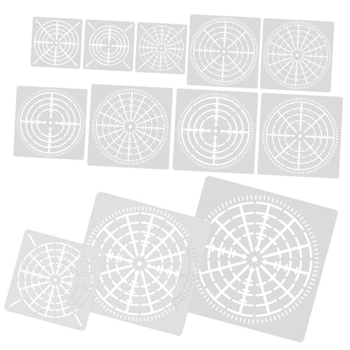 Angoily 12 Blatt Teiliges Dot Stencil Set Dekorative Malvorlagen für Wandmalerei Diy Projekte Scrapbooking Vielseitige Schablonen für Farben Kreide Marker Angoily 12 Blatt Teiliges Dot Stencil Set Dekorative Malvorlagen für Wandmalerei Diy Projekte Scrapbooking Vielseitige Schablonen für Farben Kreide Marker von Angoily