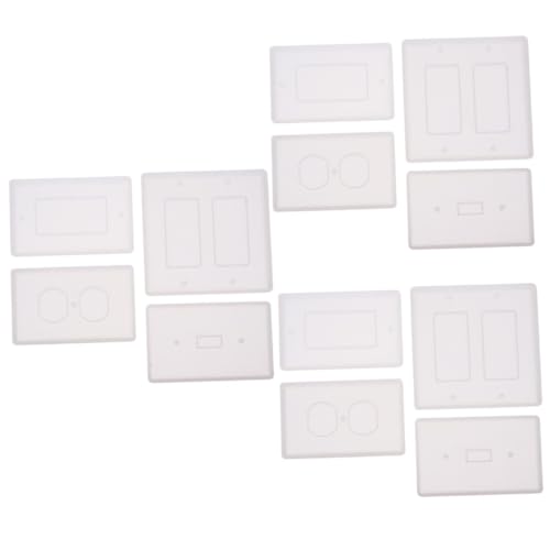 Angoily 12 Stck. Teiliges Silikonform für DIY Kristall Epoxidharz Schalterabdeckung Flexible Gießform für Kreative Switch Panel Gestaltung Langlebig und Praktisch für Bastelprojekte von Angoily