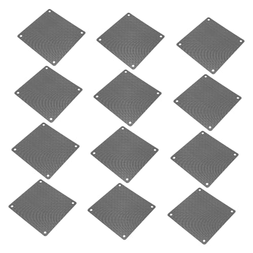 Angoily 12pcs Pc Fan Computer Fan Grill Fall Abdeckung Bildschirm PVC Fan Abdeckung Für Computer Chassis von Angoily