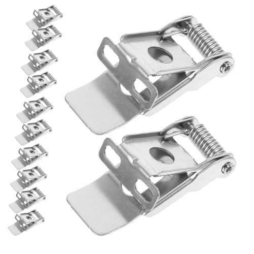 Angoily 12 Stück Teiliges Federklammern für Einbauleuchten Design Stabile Federspannung Langlebige Metallkonstruktion Deckenleuchten Befestigung für Spots und Downlights von Angoily
