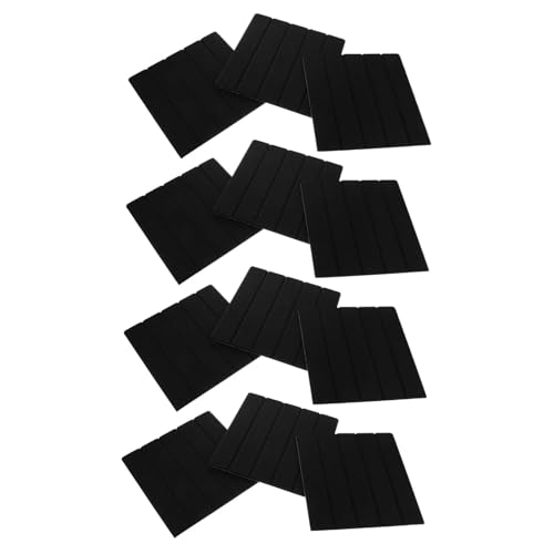 Angoily 12 Stück Teiliges Selbstklebende Akustikpaneele Vertikal Gestreifte Polyester-schallschutzplatten für Decken und Wände Effektive Schalldämmung für Studios Büros Heimkino und von Angoily
