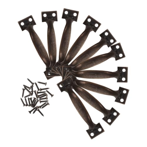 Angoily 12 Stück Teiliges Vintage Metallgriffe für Kommoden Gebogene Robusten Schrankgriffe für Einfache Montage Küchen Möbelbeschläge in Antikem Grün Angoily 12 Stück Teiliges Vintage Metallgriffe für Kommoden Gebogene Robusten Schrankgriffe für Einfache Montage Küchen Möbelbeschläge in Antikem Grün von Angoily