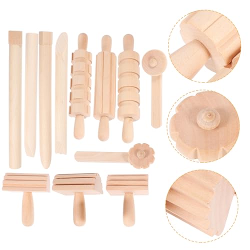 Angoily 12 Stück dekorative Tontexturwalze Polymer Lehmwalze texturiert Werkzeug -Walze Ton geprägter Stab dekorative Rolle Prägewalzenstab Stempel aus Ton Holz Angoily 12 Stück dekorative Tontexturwalze Polymer Lehmwalze texturiert Werkzeug -Walze Ton geprägter Stab dekorative Rolle Prägewalzenstab Stempel aus Ton Holz von Angoily