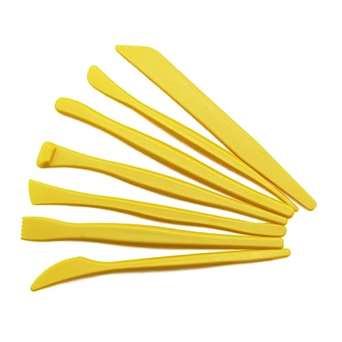 Angoily 14 Stück Teiliges Set Ultraleichten Modellierwerkzeugen für Töpferarbeiten Kunststoff Tools für DIY Kunsthandwerk Malen und Gravieren Gelb Angoily 14 Stück Teiliges Set Ultraleichten Modellierwerkzeugen für Töpferarbeiten Kunststoff Tools für DIY Kunsthandwerk Malen und Gravieren Gelb von Angoily